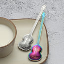 Axyaa Titanium-Plated Guitar Design Coffee Stirring Spoon Set