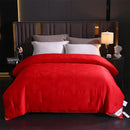 Axyaa Mulberry Silk Quilt: Handmade Jacquard Comforter, All Season Silk Duvet