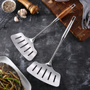 Axyaa Rosewood Handle Fish Spatula, Egg Scoop, Colander Shovel - Kitchen Utensils