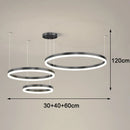 Axyaa Modern LED Pendant Light for Living and Dining Room Chandeliers