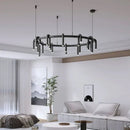 Axyaa Nordic Iron LED Chandelier: Creative Home Decor Lighting Fixture