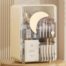 Axyaa Moon Pattern Cosmetics Storage Box - Large Capacity Makeup & Skincare Organizer