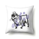 Axyaa Cartoon Animals Plush Cushion Cover 45x45cm Cute Cats and Dogs Pillowcase