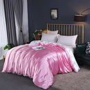 Axyaa Mulberry Silk Duvet Cover Queen Skin Beauty Comforter Cover Bed Blanket