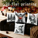 Christmas-themed Pillow Covers for Sofa, Bedroom, Car - Axyaa Brand