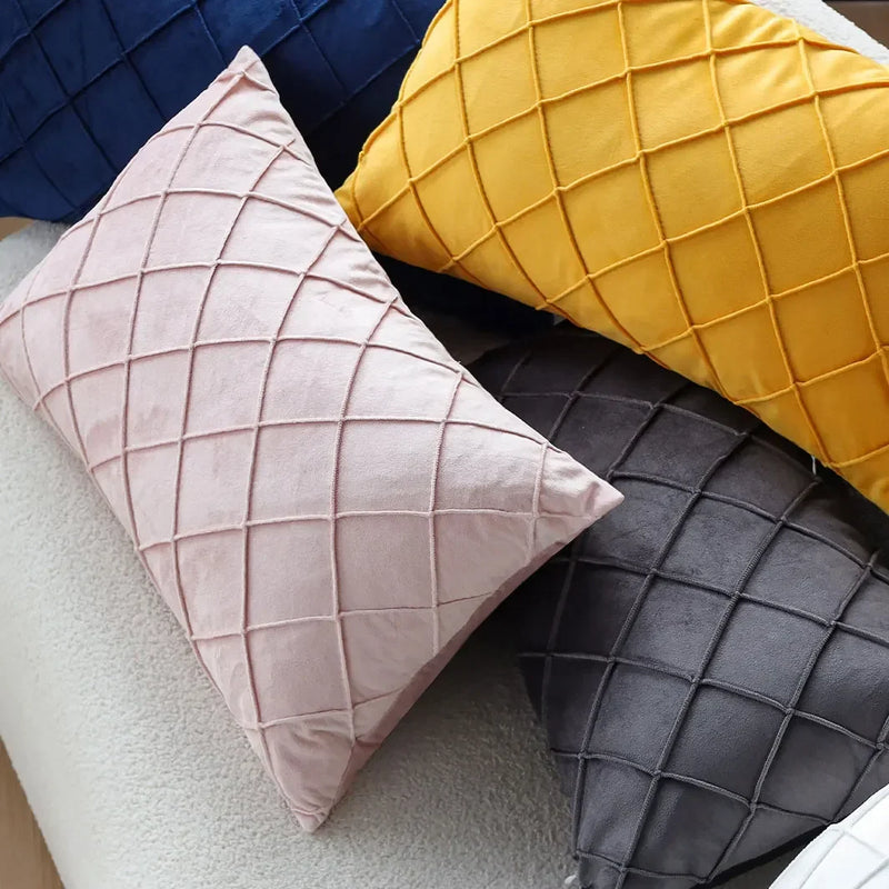Axyaa Pink Nordic Style Sofa Cushion Cover Home Decor Pillowcase