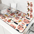 Axyaa Kitchen Draining Mat - Quick Dry Absorbent Drain Pad