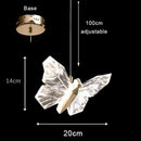 Axyaa Nordic Light Luxury Acrylic LED Chandelier for Home and Events