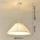 Axyaa Fabric Design Modern Art Chandelier for Bedroom & Living Room