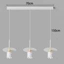 Axyaa Modern LED Staircase Chandeliers for Living Room, Indoor Hanging Pendant Light