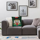 Axyaa Nutcracker Doll Print Sofa Cushion Cover - Home Decoration & Party Bedding