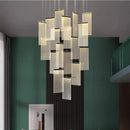Axyaa LED Pendant Light Chandeliers for Living Room - Indoor Staircase Lighting