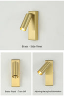 Axyaa Rotatable LED Wall Sconce Lamp for Bedroom, Hotel - Modern Design