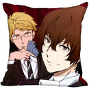 Axyaa Dazai Bungou Stray Dogs Pillow Case 40X40, 45X45cm