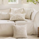 Axyaa Chenille Pillow Covers: Textured Sofa Cushion Cases for Modern Minimalist Style
