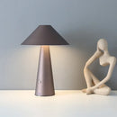 Axyaa Nordic Mushroom Table Lamp Cordless Touch Dimming Desktop Light for Eye Protection