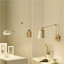 Axya Nordic Bedside Lamp Solid Wood Macaron Modern Wall Light