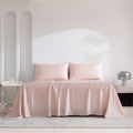 Axyaa Bamboo Flat Sheet: Luxury Silky Bed Cover, Single-Double-King-Queen Sizes