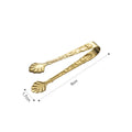 Axyaa Stainless Steel Mini Grill Tongs Ice Cube Sugar Tea Serving Clip