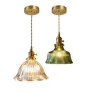 Nordic Glass LED Pendant Lamp Copper Socket Axyaa Hanging Light Home Decor