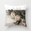 Axyaa Retro Floral Rose Print Pillowcase for Farmhouse Decor 45*45cm