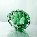 Axyaa Cut Water Green Gradient Glazed Vase for Living Room Entrance