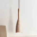 Axyaa Yellow Cave Stone Pendant Chandelier - Modern Nordic Bedroom Lighting