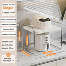 Axyaa Pull Out Microwave Shelf Sliding Kitchen Storage Rack Stainless Steel Shelves