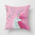 Axyaa Tropical Leaf Print Pillowcase for Living Room Sofa