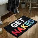Axyaa Get Naked Bathroom Mat - Big, Cute, Non-Slip Luxury Rug