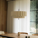 Axyaa French Medieval Fabric Ceiling Pendant Light