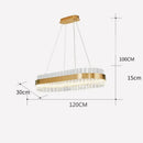 Axyaa Crystal Chandelier: Modern Luxury for Home, Villa, and Living Room