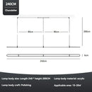 Axyaa Modern Minimalist LED Pendant Light for Living Room, Restaurant, and Bar