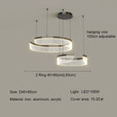 Axyaa Modern Circular Living Room Pendant Light