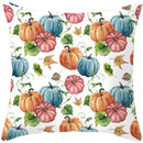 Axyaa Halloween Pumpkin Cushion Cover 18x18 - Farmhouse Throw Pillow for Home Decor