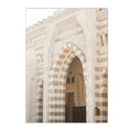 Islamic Mosque Landscape Art Wall Canvas Painting Morocco Prints for Living Room Decor by Axyaa
