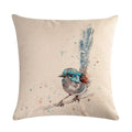 Animal Print Linen Pillowcase by Axyaa - Home Decor Cushion Cover