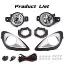 Axyaa Car Fog Lamps Daytime Running Lights for Nissan March Micra 2013-2016