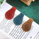 Axyaa Personalized Leather Bookmark with Name Magnetic Clasp - Custom Memorial Gift