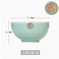 Axyaa Zodiac 4.5-inch Celadon Rice Bowl - Creative Twelve Chinese Zodiac Ceramic Tableware