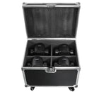 Axyaa 4-Head Beam Moving Light Flight Case - 100W