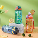 Axyaa Cartoon Animal Water Bottle: Portable Leak-proof Kids Drinking Cup