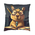 Axyaa Capybara Home Cushion Cover - Nordic Throw Pillow Cover