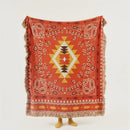 Axyaa Bohemian Fringed Outdoor Picnic Blanket