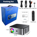 Axyaa 8K 35000 Lumens Android Wifi Projector 1080P Native Auto Focus Home Theater