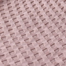 Axyaa Summer Waffle Plaid Cotton Bed Blanket in Green Pink Color