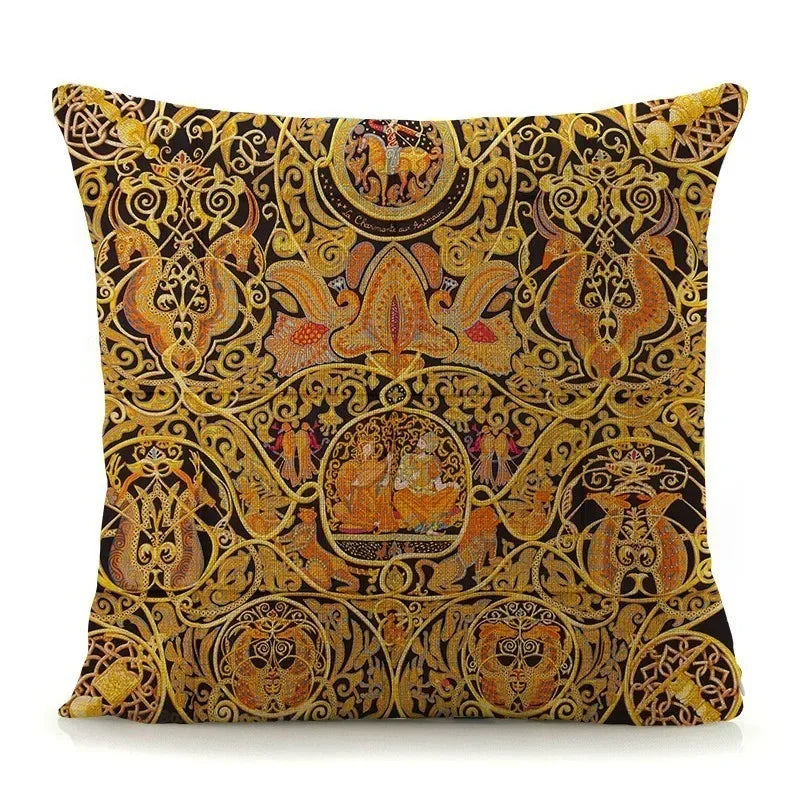 Luxury Abstract Art Pattern Pillow Cover by Axyaa - 45x45cm