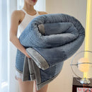 Axyaa Double Layer Fleece Blanket: Soft & Cozy Bedspread for Winter