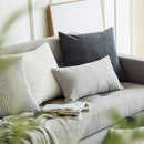 Axyaa Cozy Velvet Corduroy Pillowcase for Sofa Decor 30x50cm