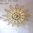 Axyaa Japanese Pendant Lights for Parlor Dining Room Decor